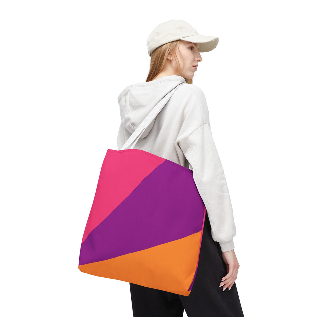 Colorblock Tote Bag