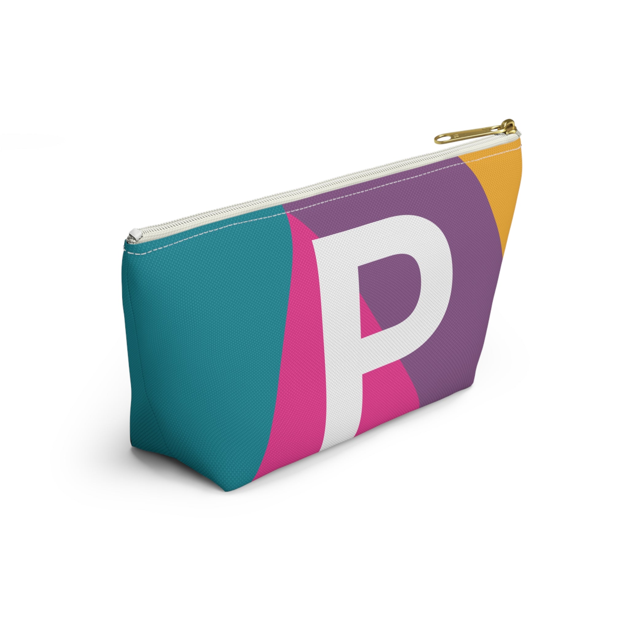 Colorblock Accessory Pouch — Monogram P T-Bottom Cosmetic Bag