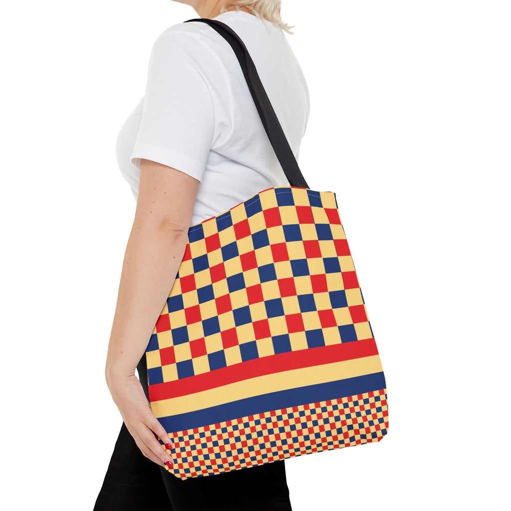 Colorblock Tote Bag