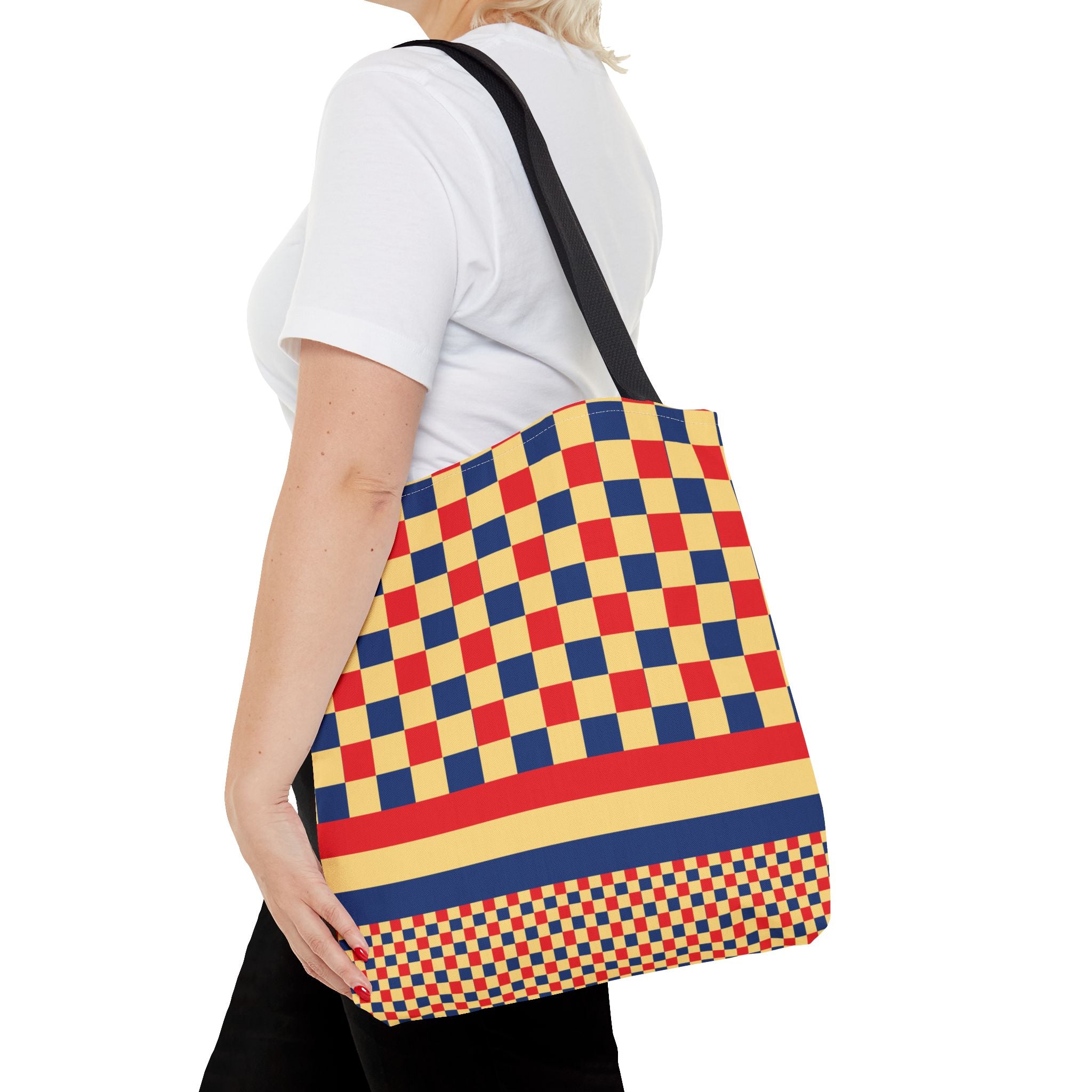Colorblock Tote Bag
