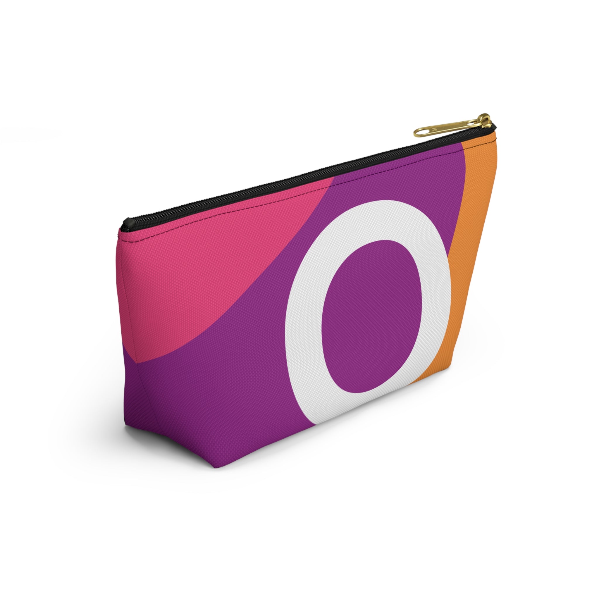 Colorblock Accessory Pouch — Monogram O T-Bottom Cosmetic Bag
