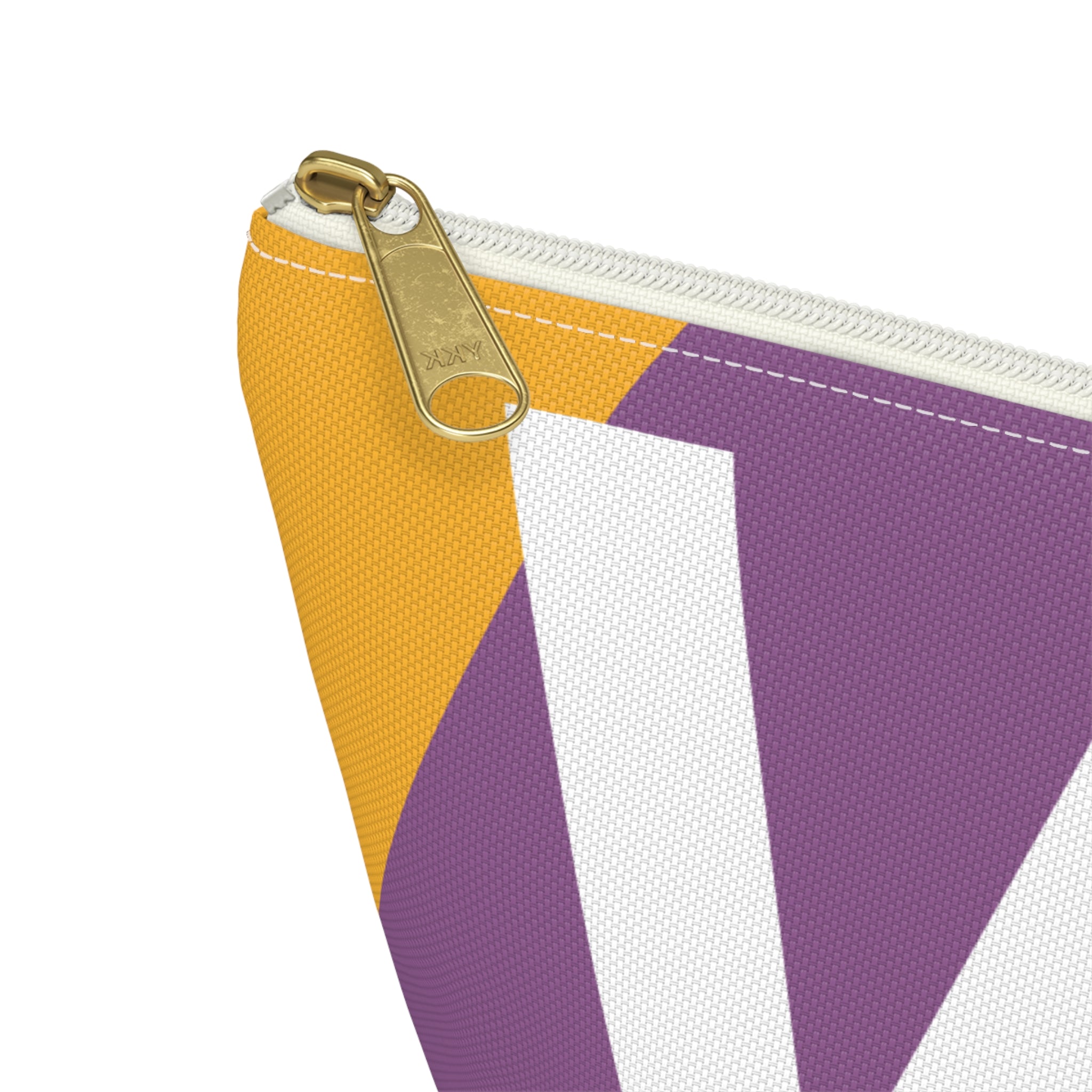 Colorblock Accessory Pouch — Monogram W T-Bottom Cosmetic Bag