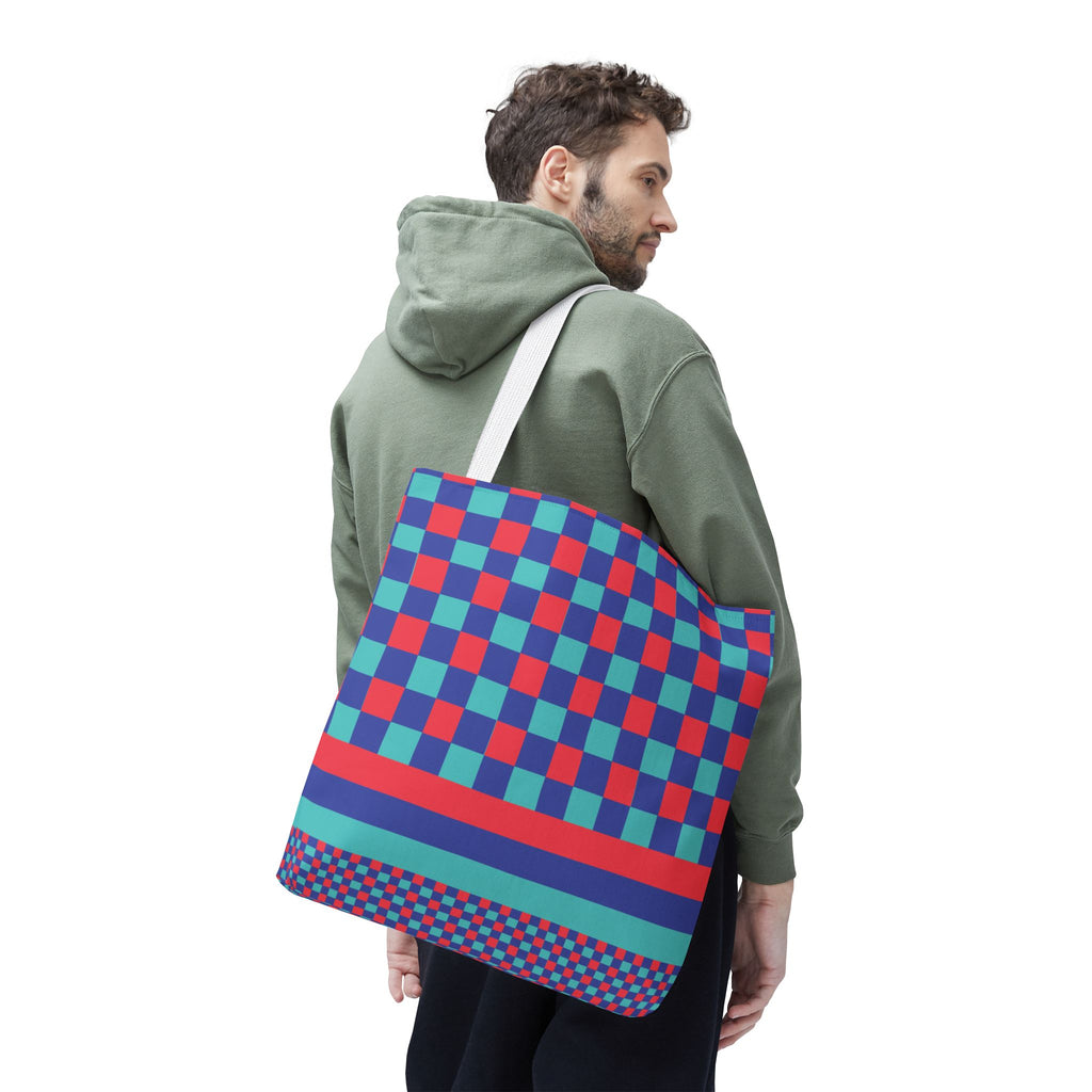 Colorblock Tote Bag