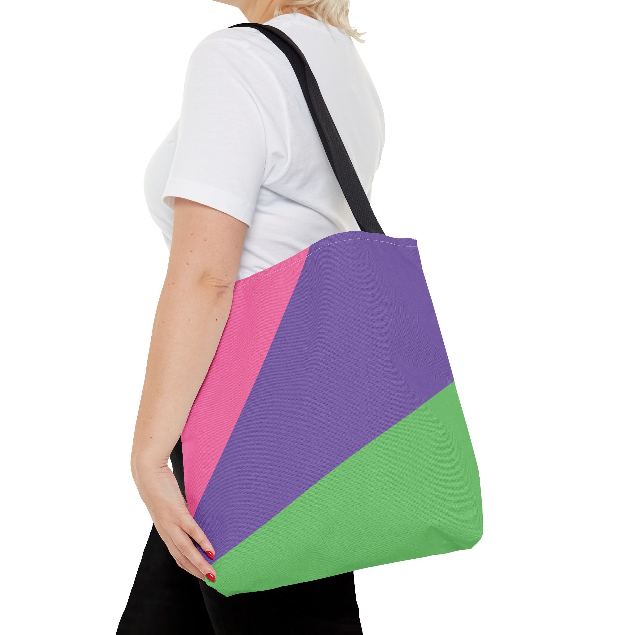 Colorblock Tote Bag