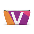 Colorblock Accessory Pouch — Monogram V T-Bottom Cosmetic Bag