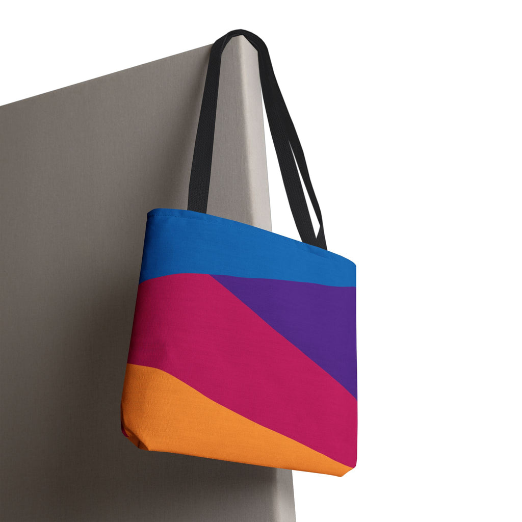 Colorblock Tote Bag