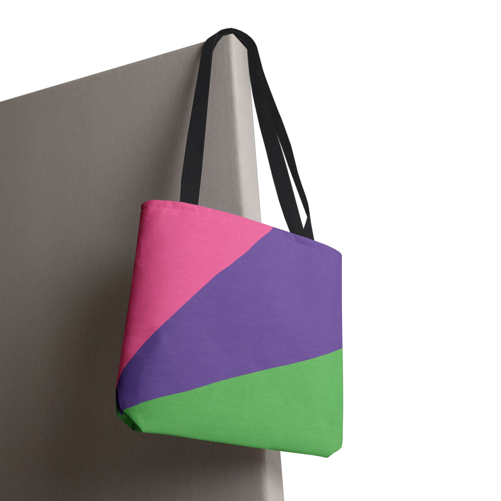 Colorblock Tote Bag