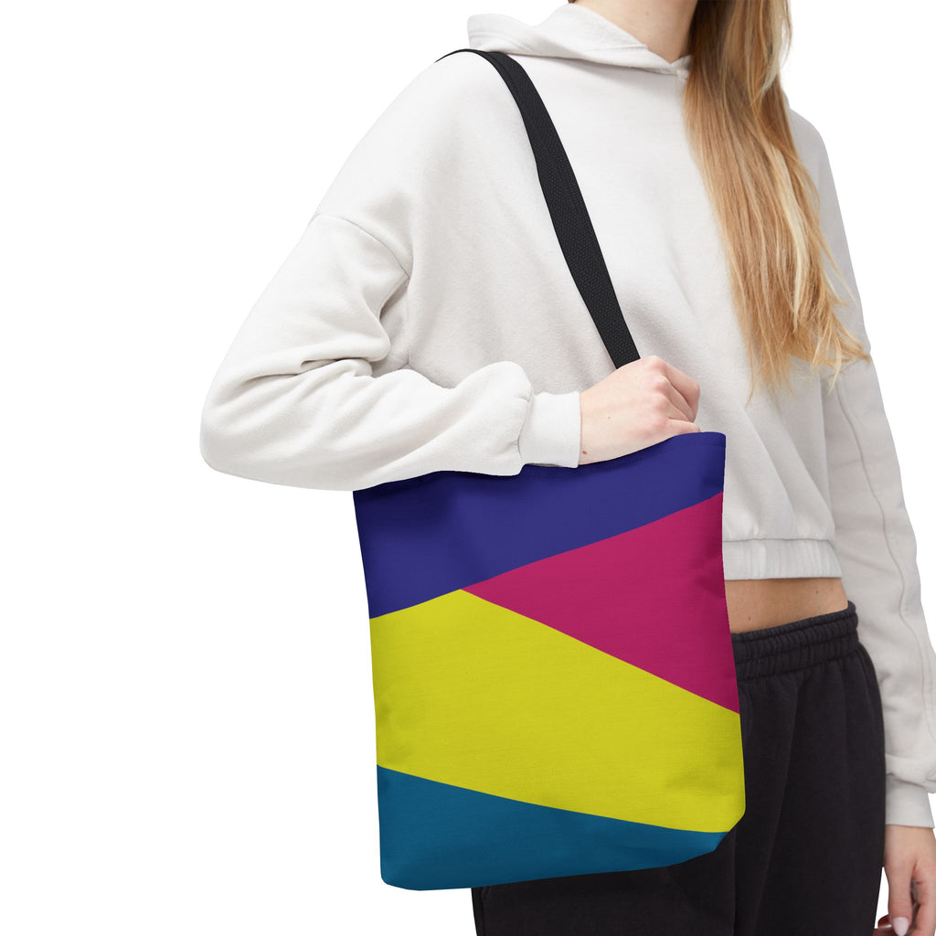 Colorblock Tote Bag