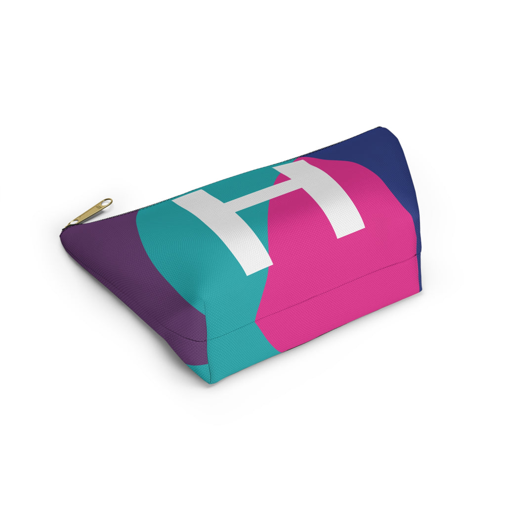 Colorblock Accessory Pouch — Monogram H T-Bottom Cosmetic Bag