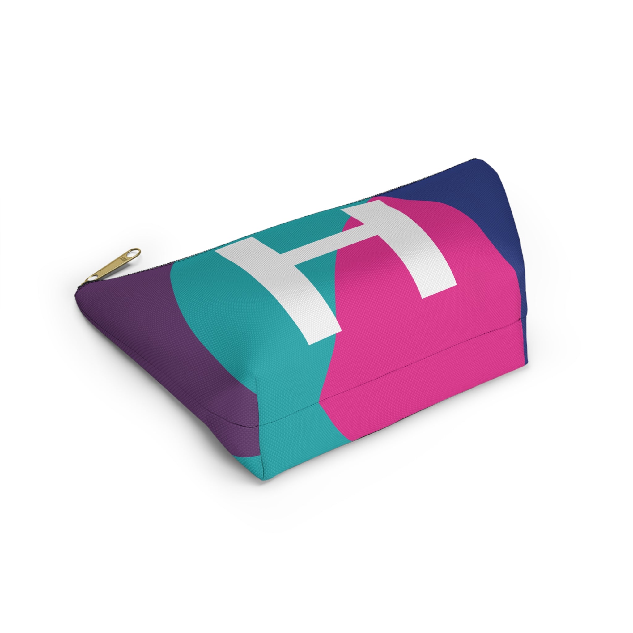 Colorblock Accessory Pouch — Monogram H T-Bottom Cosmetic Bag