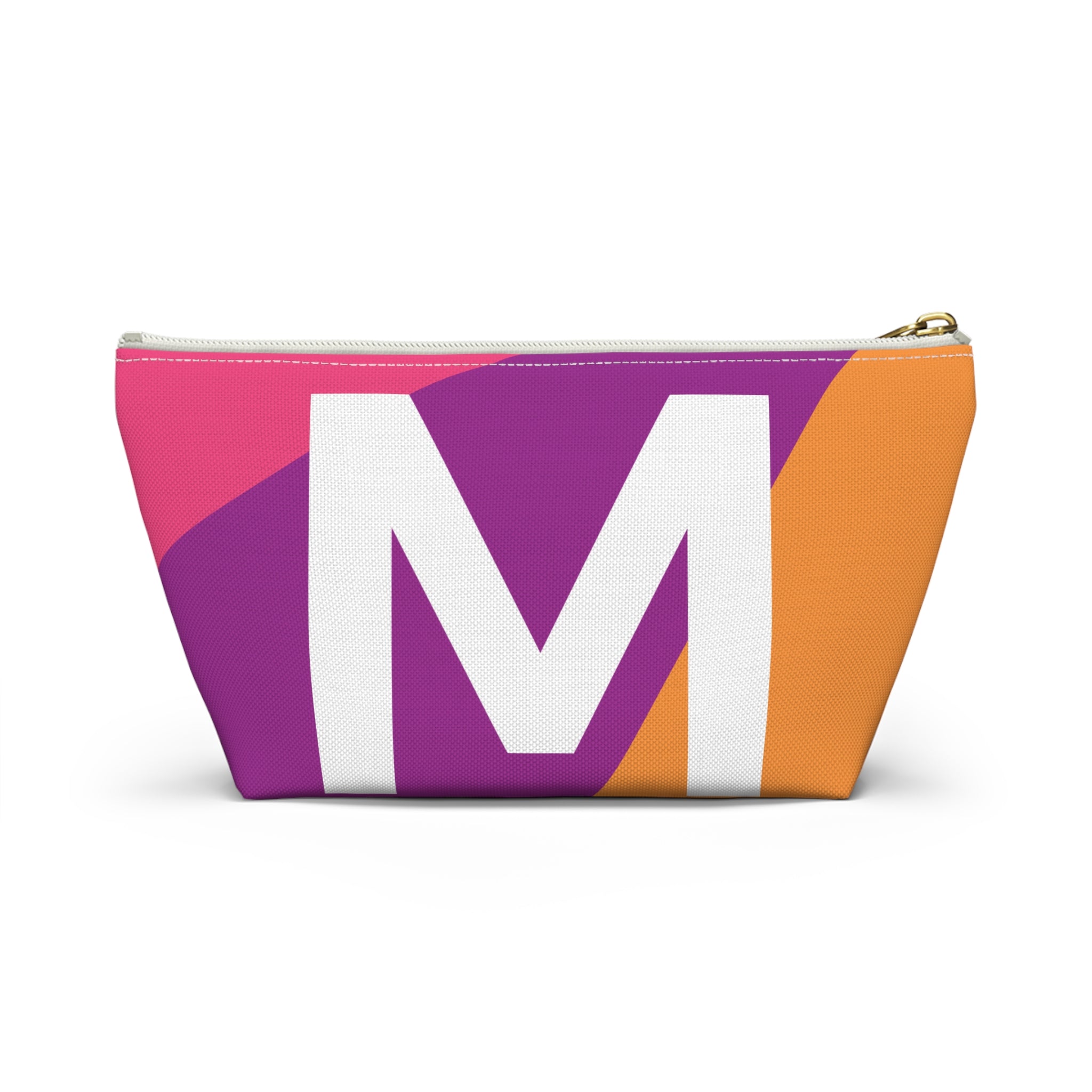 Colorblock Accessory Pouch — Monogram M T-Bottom Cosmetic Bag