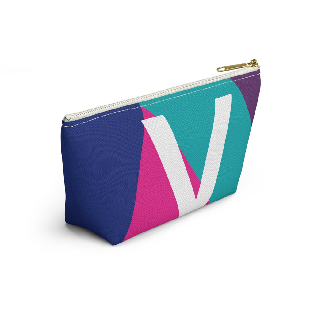 Colorblock Accessory Pouch — Monogram V T-Bottom Cosmetic Bag
