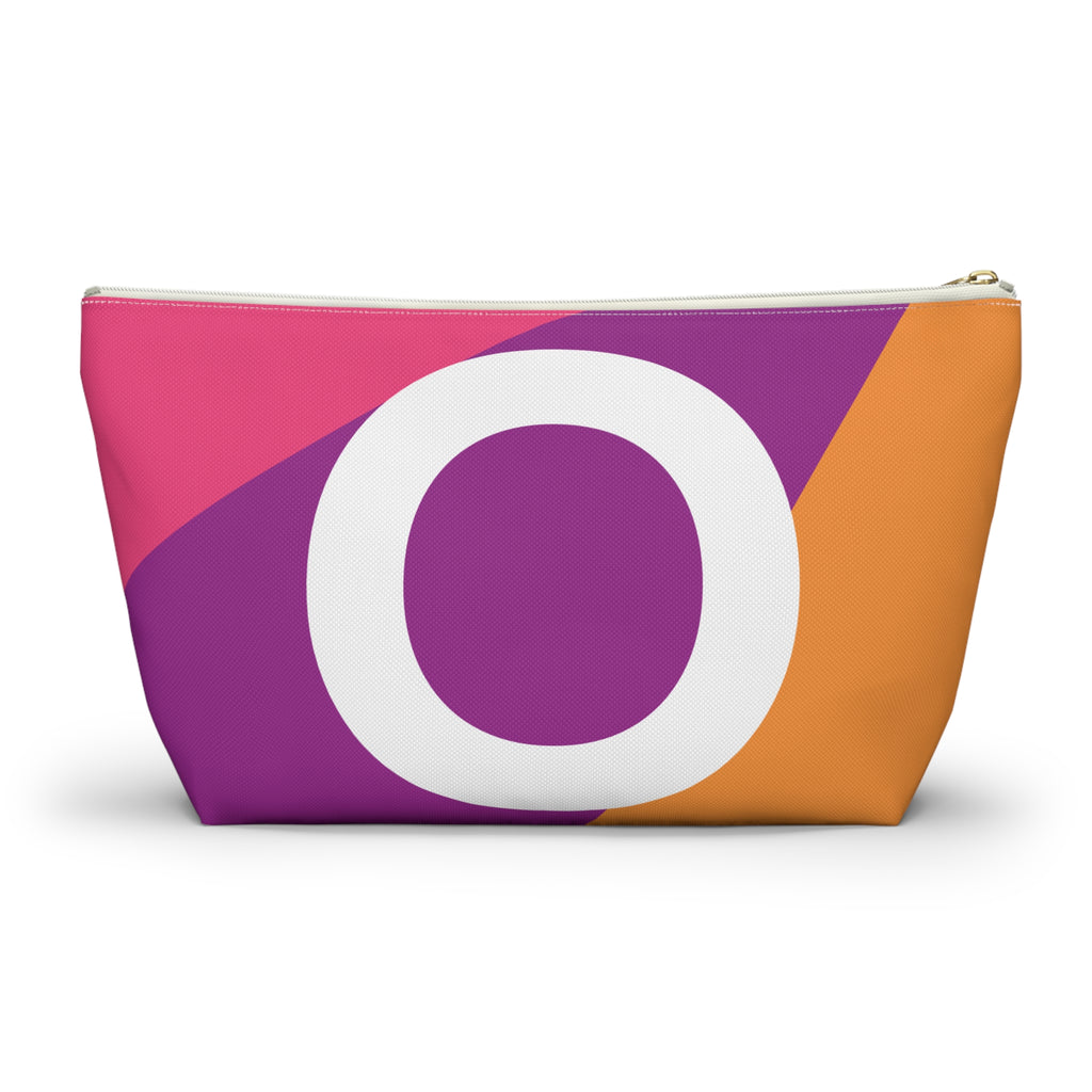 Colorblock Accessory Pouch — Monogram O T-Bottom Cosmetic Bag