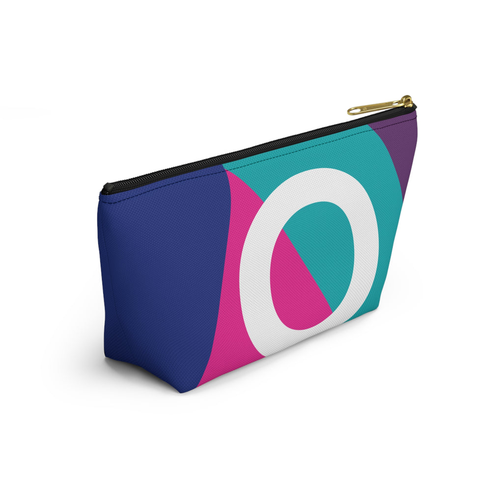 Colorblock Accessory Pouch — Monogram O T-Bottom Cosmetic Bag