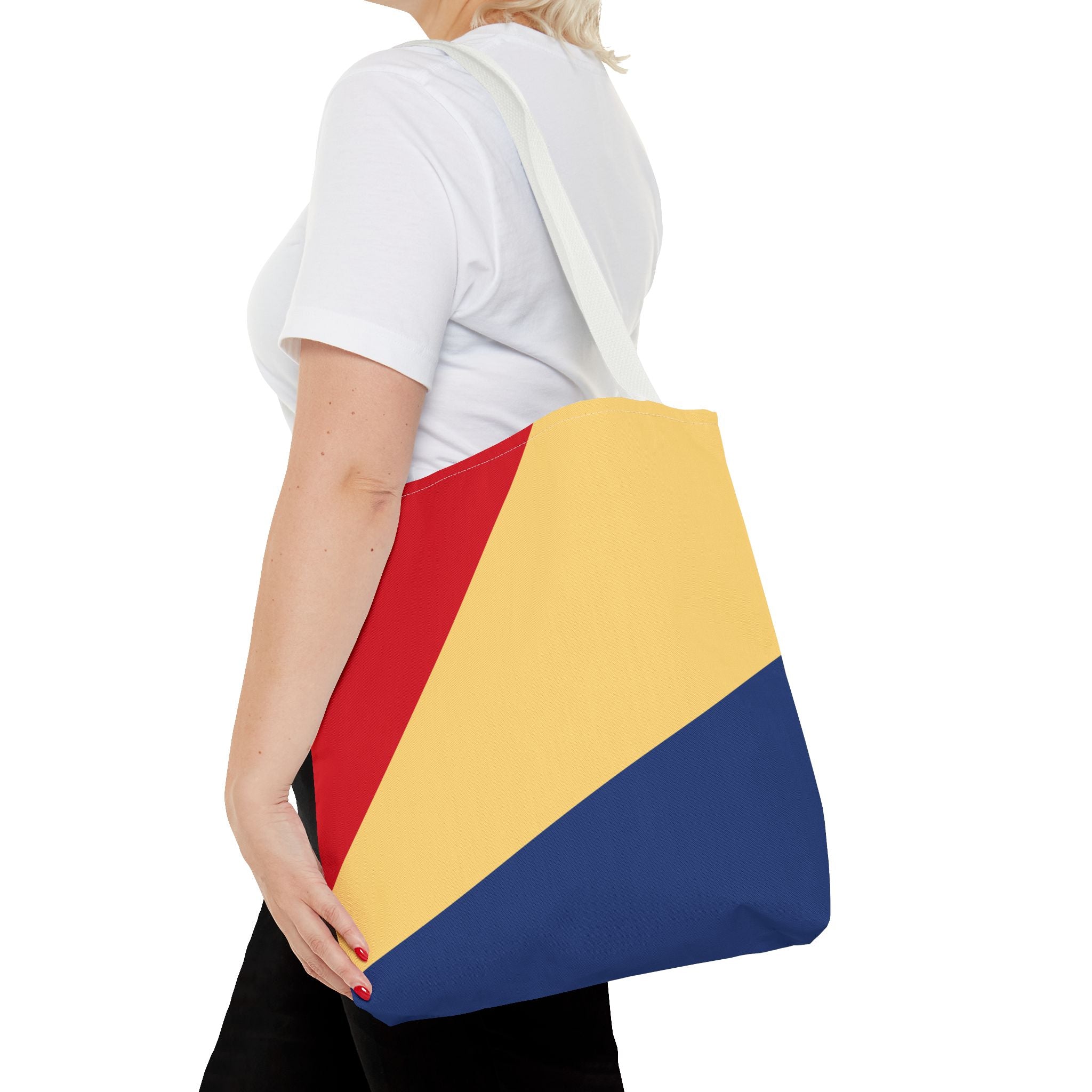 Colorblock Tote Bag