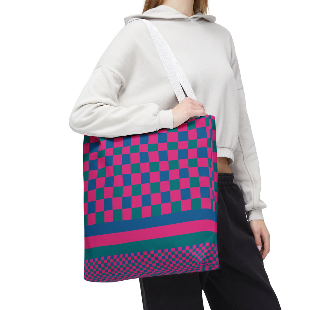 Colorblock Tote Bag