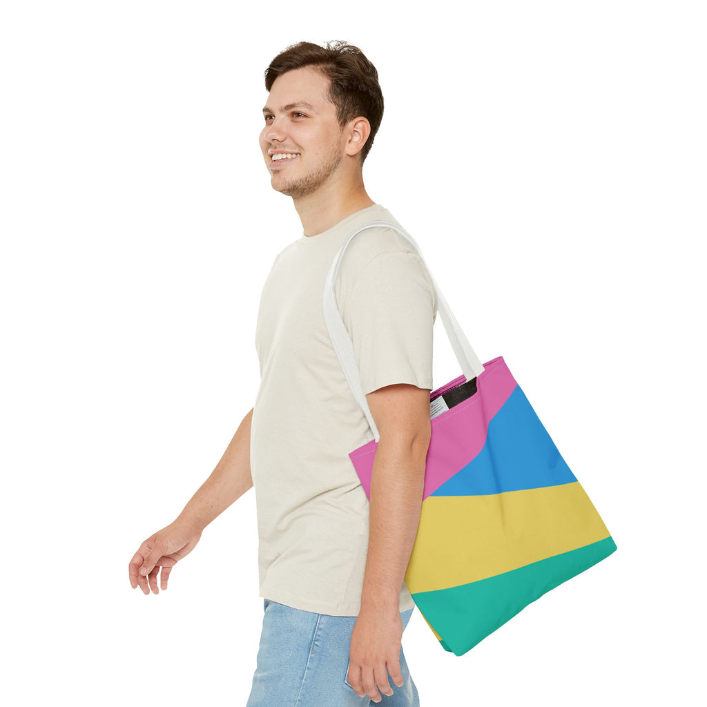 Colorblock Tote Bag