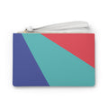 Retro Colorblock Clutch Bag | 80s & 90s Inspired