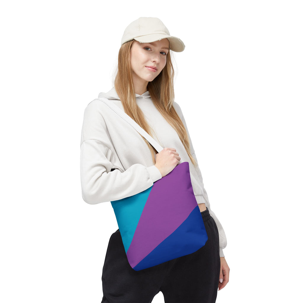 Colorblock Tote Bag