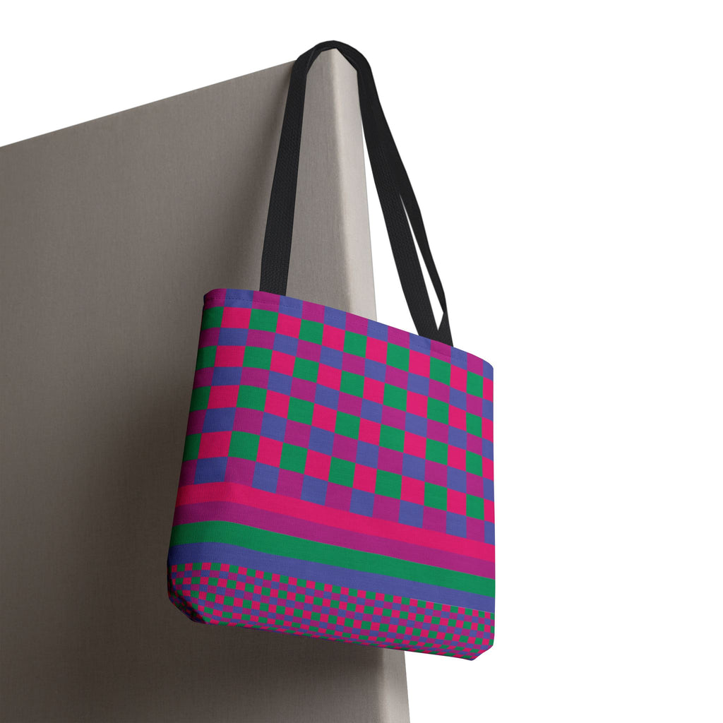Colorblock Tote Bag