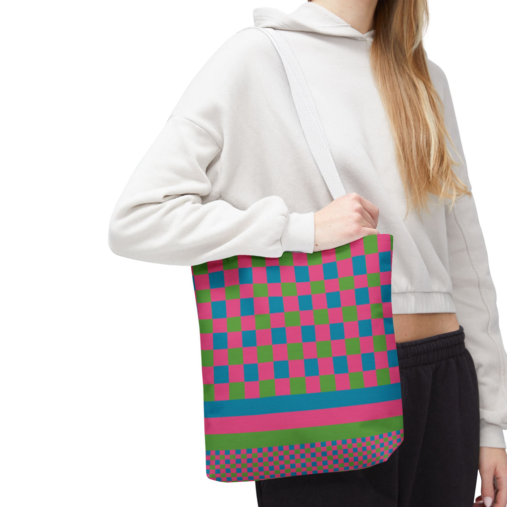 Colorblock Tote Bag
