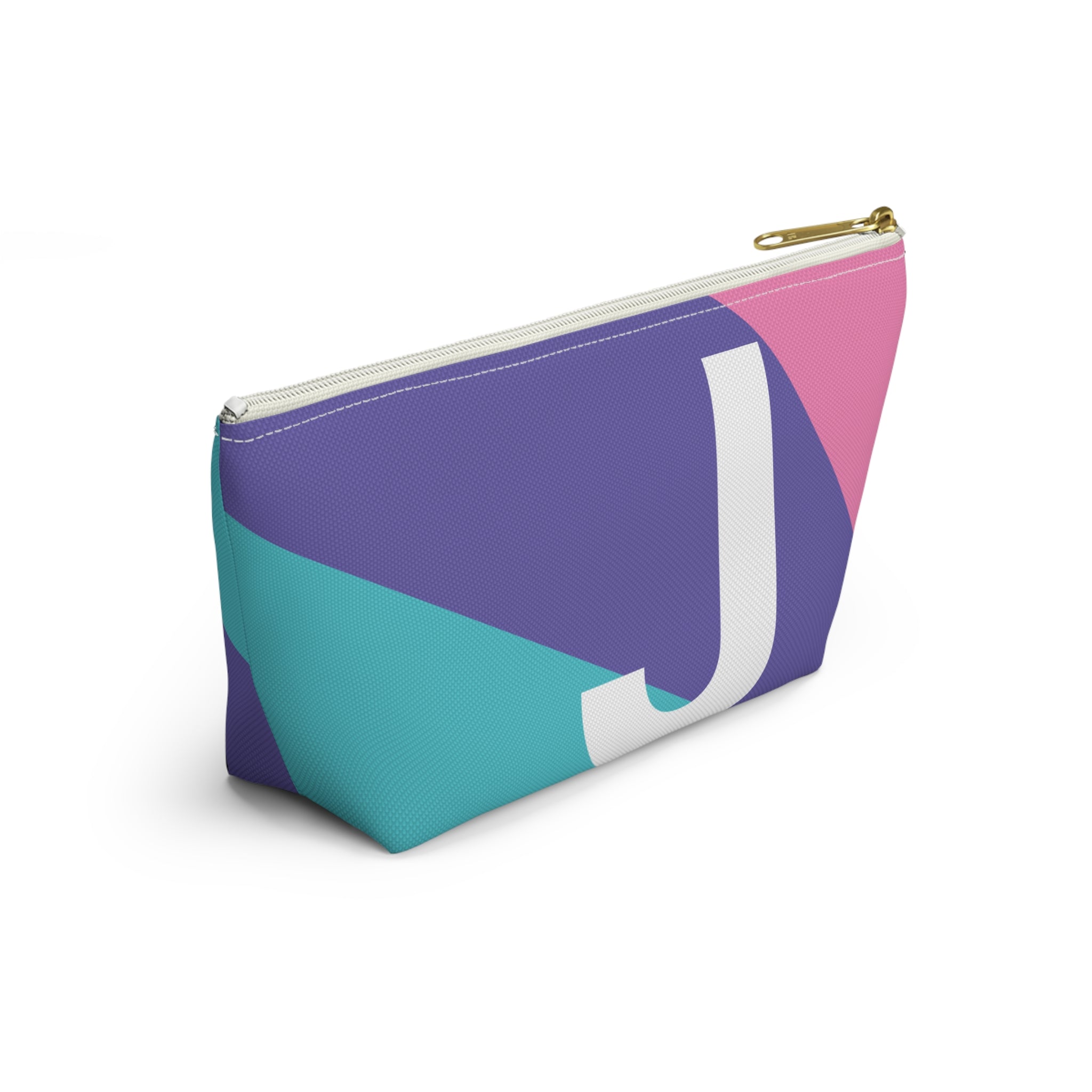 Colorblock Accessory Pouch — Monogram J T-Bottom Cosmetic Bag