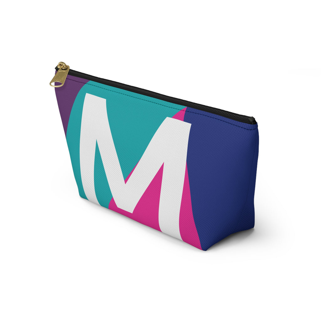 Colorblock Accessory Pouch — Monogram M T-Bottom Cosmetic Bag