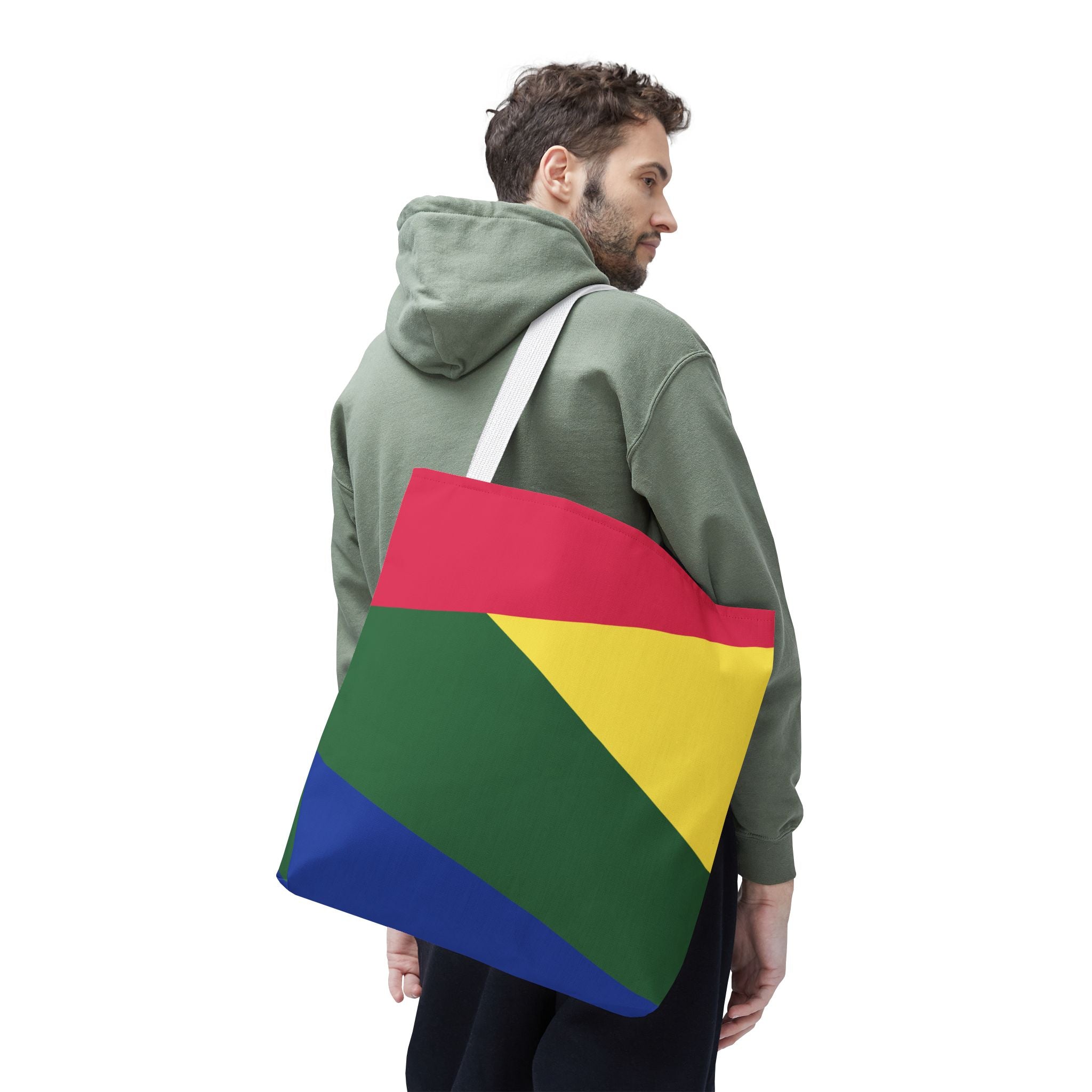Colorblock Tote Bag
