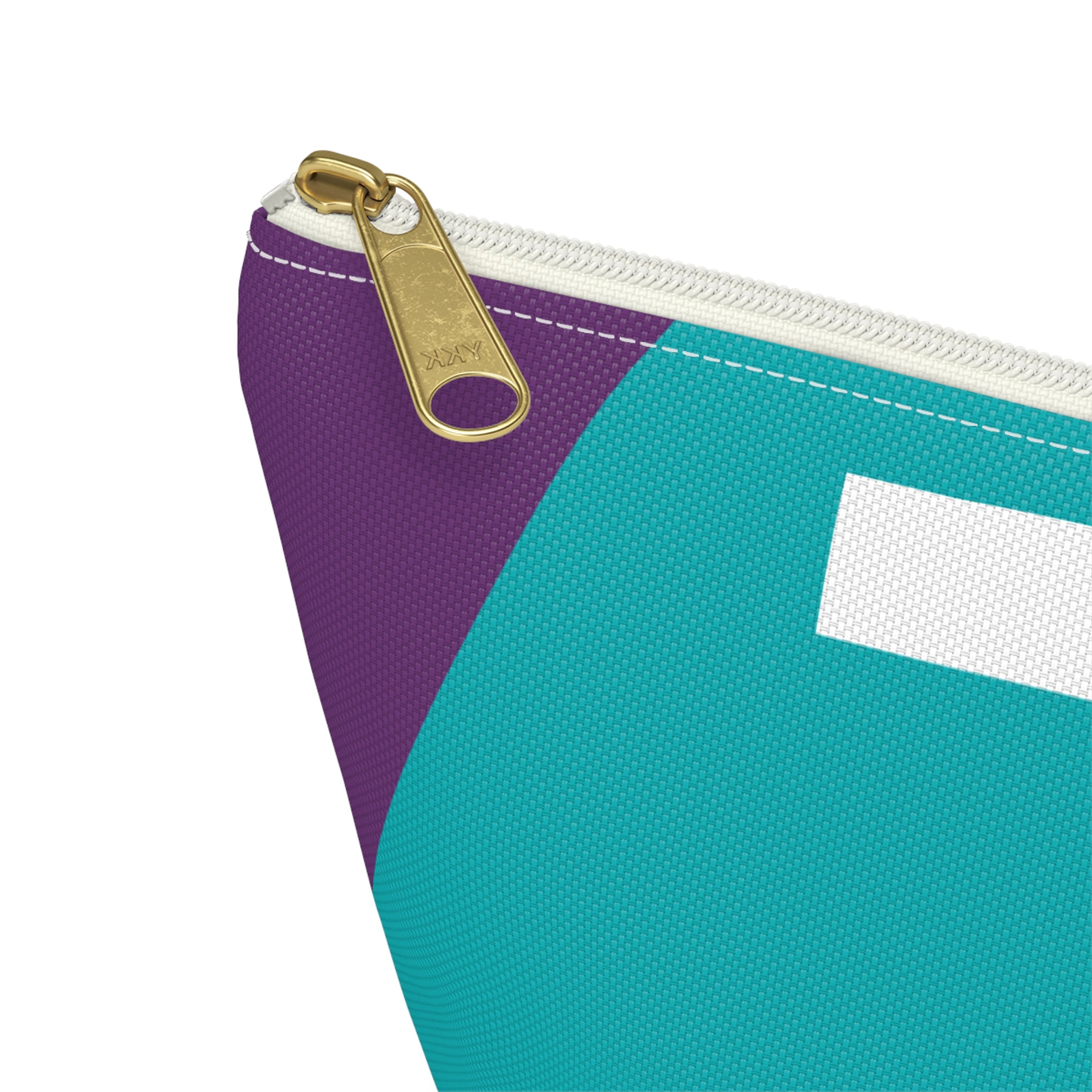 Colorblock Accessory Pouch — Monogram T T-Bottom Cosmetic Bag