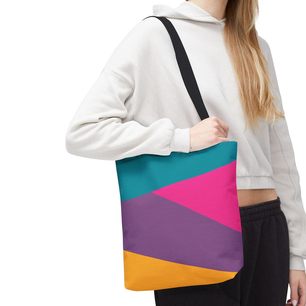 Colorblock Tote Bag