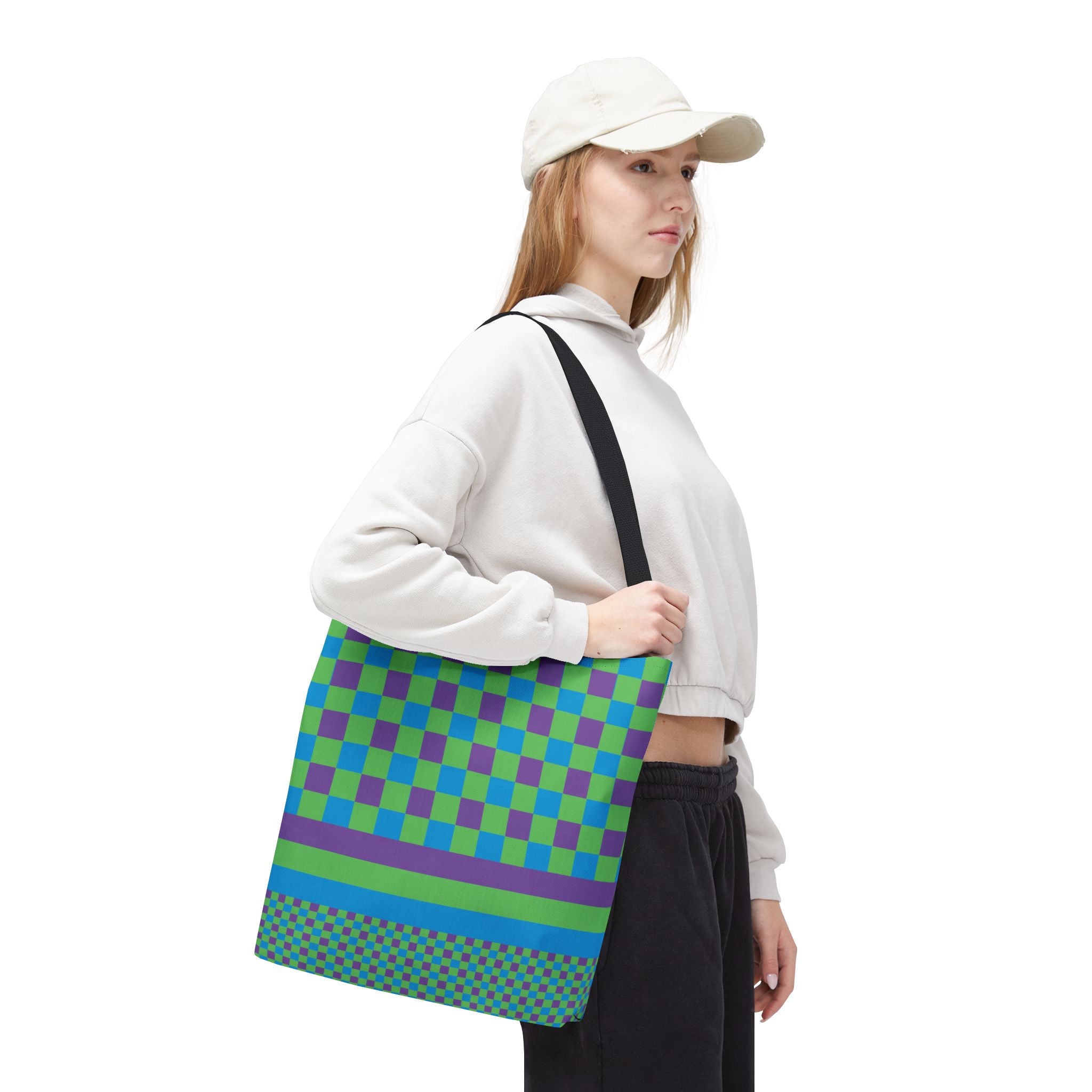 Colorblock Tote Bag