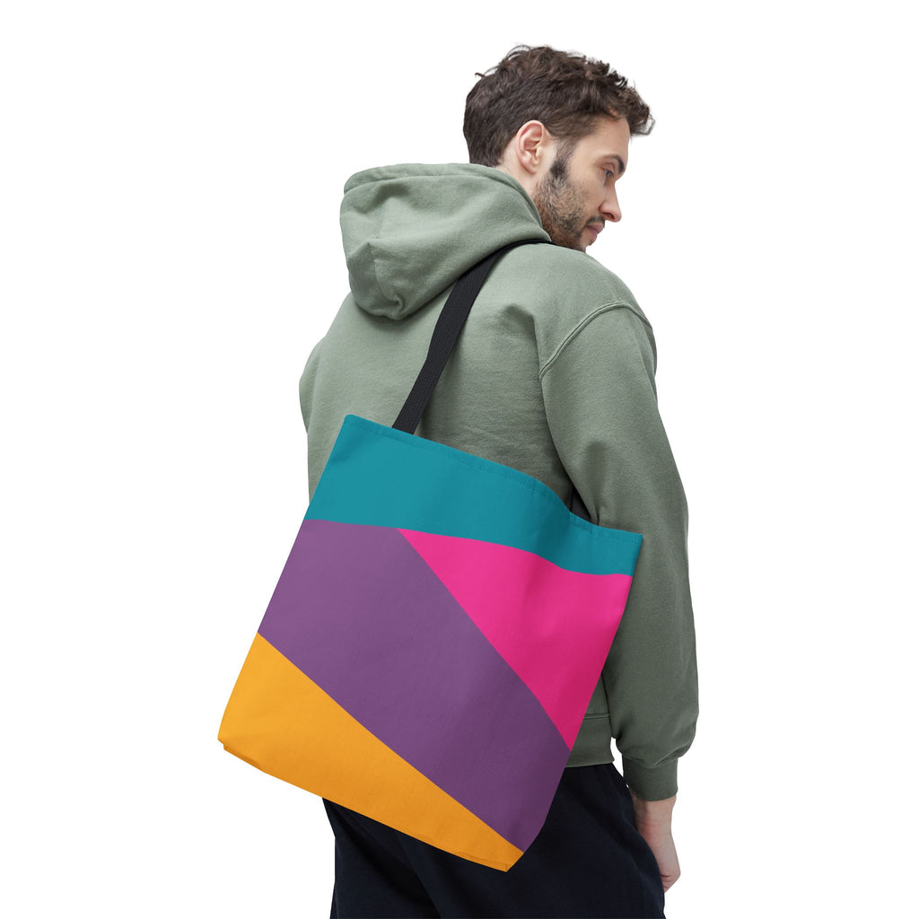 Colorblock Tote Bag