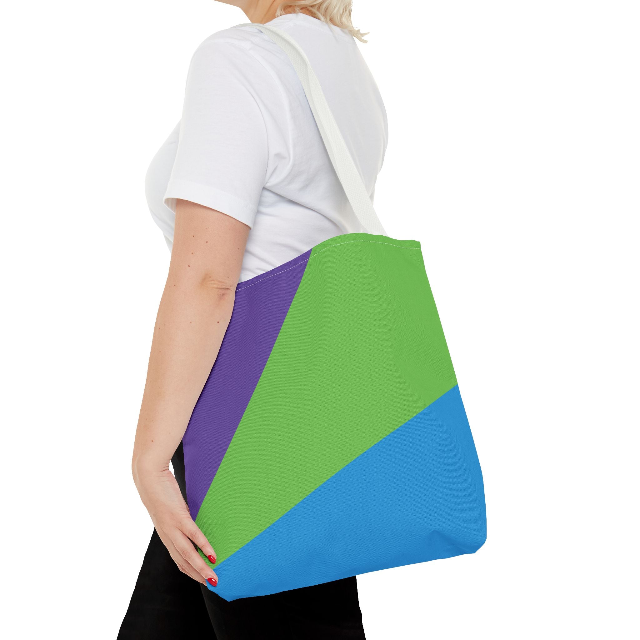 Colorblock Tote Bag