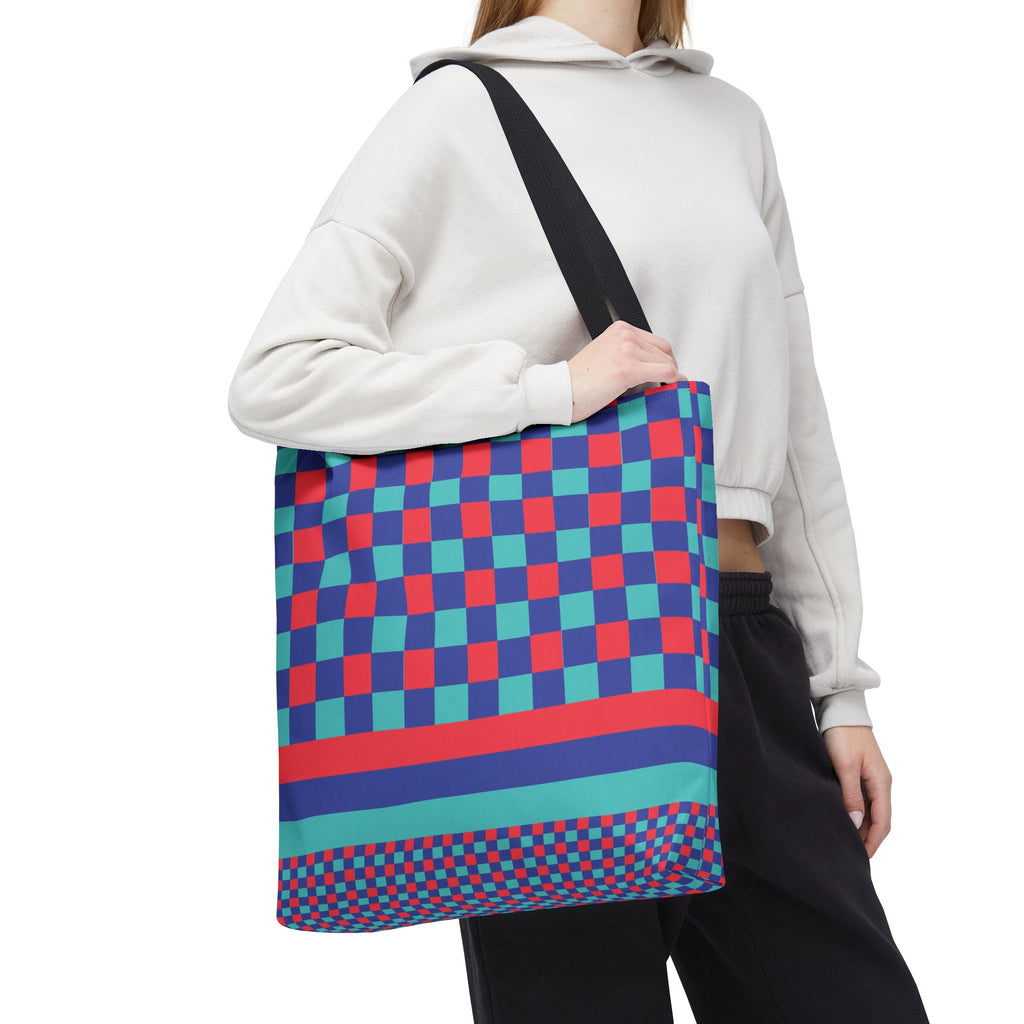 Colorblock Tote Bag