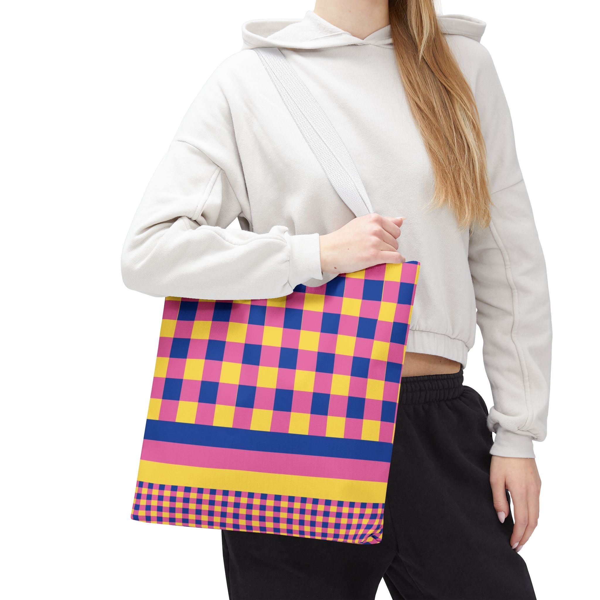 Colorblock Tote Bag