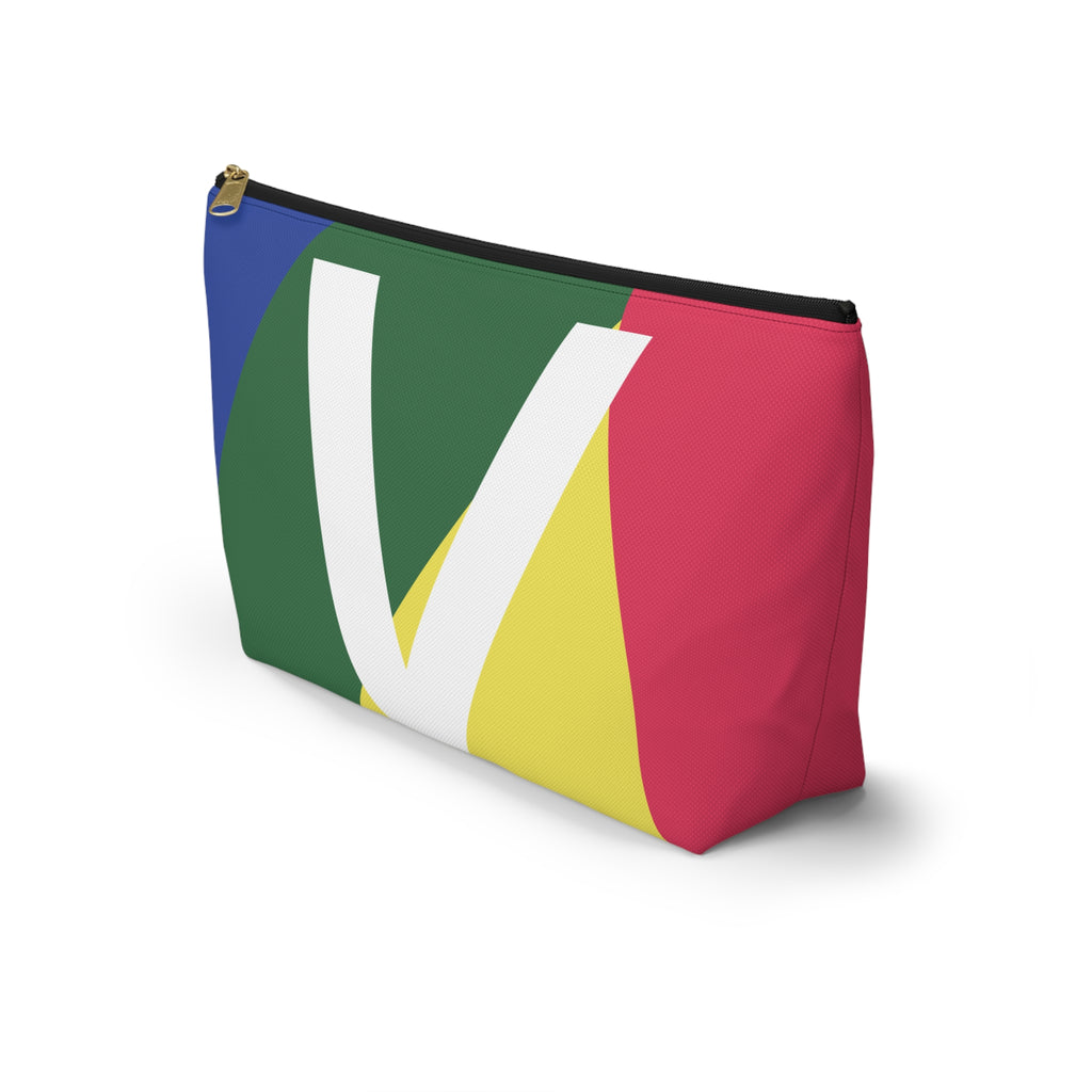 Colorblock Accessory Pouch — Monogram V T-Bottom Cosmetic Bag