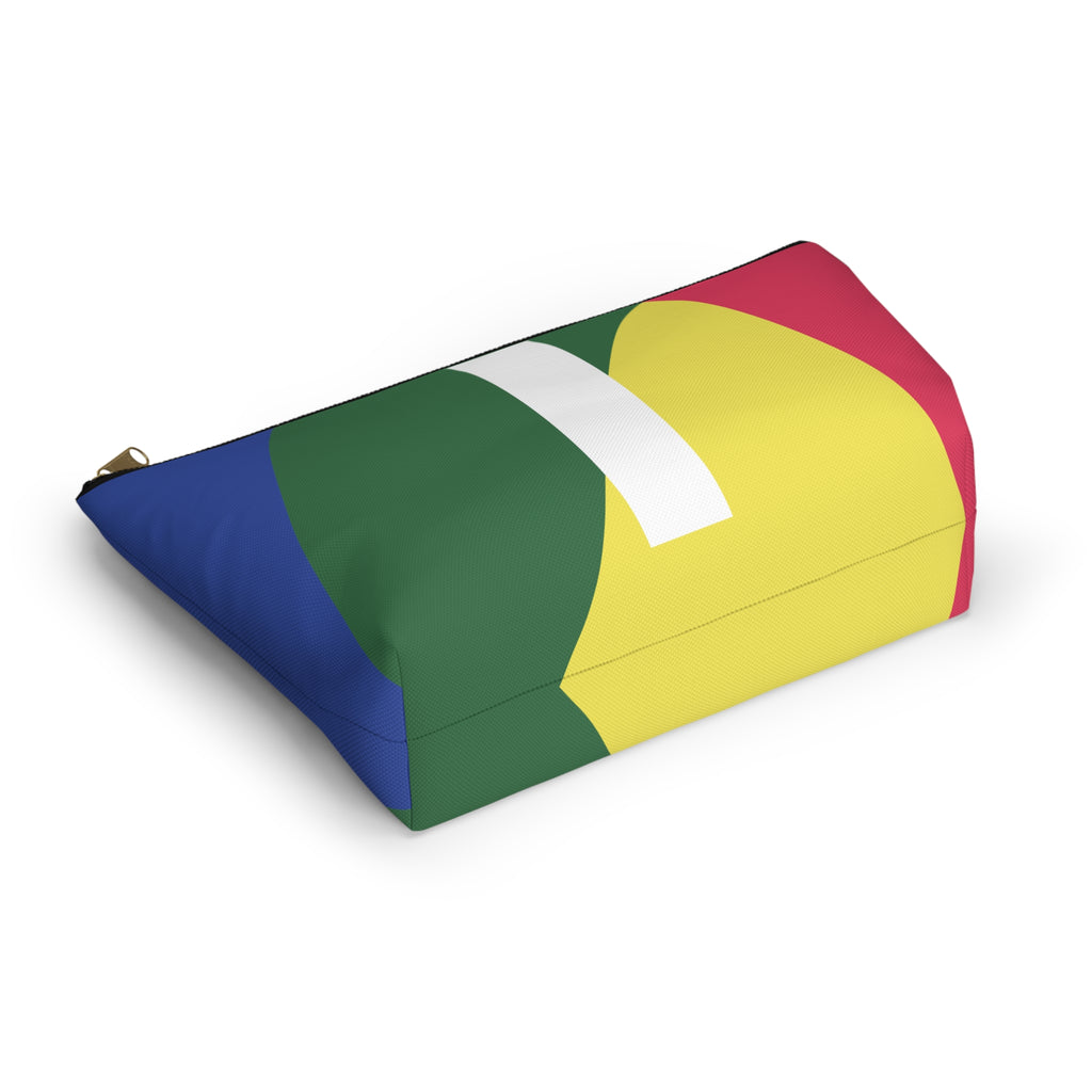 Colorblock Accessory Pouch — Monogram I T-Bottom Cosmetic Bag