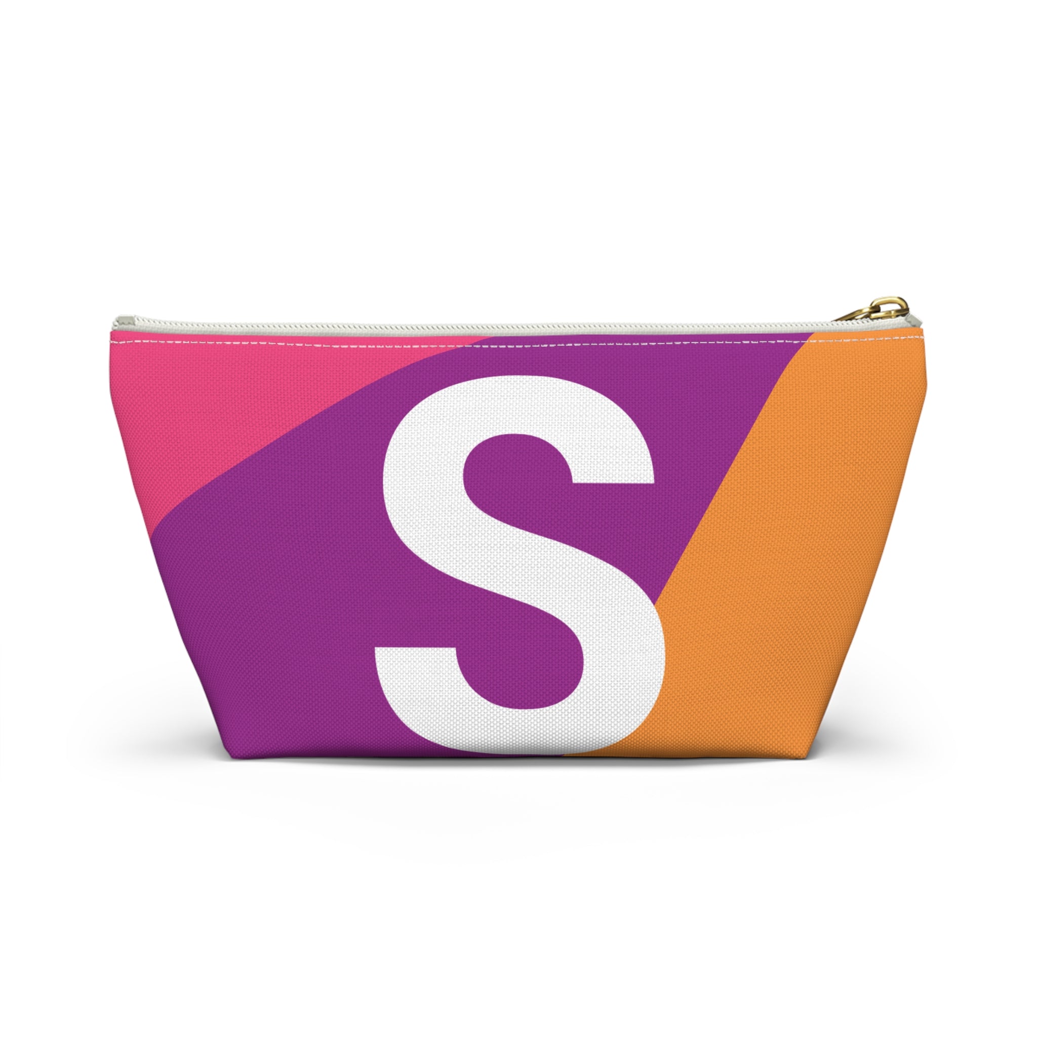 Colorblock Accessory Pouch — Monogram S T-Bottom Cosmetic Bag