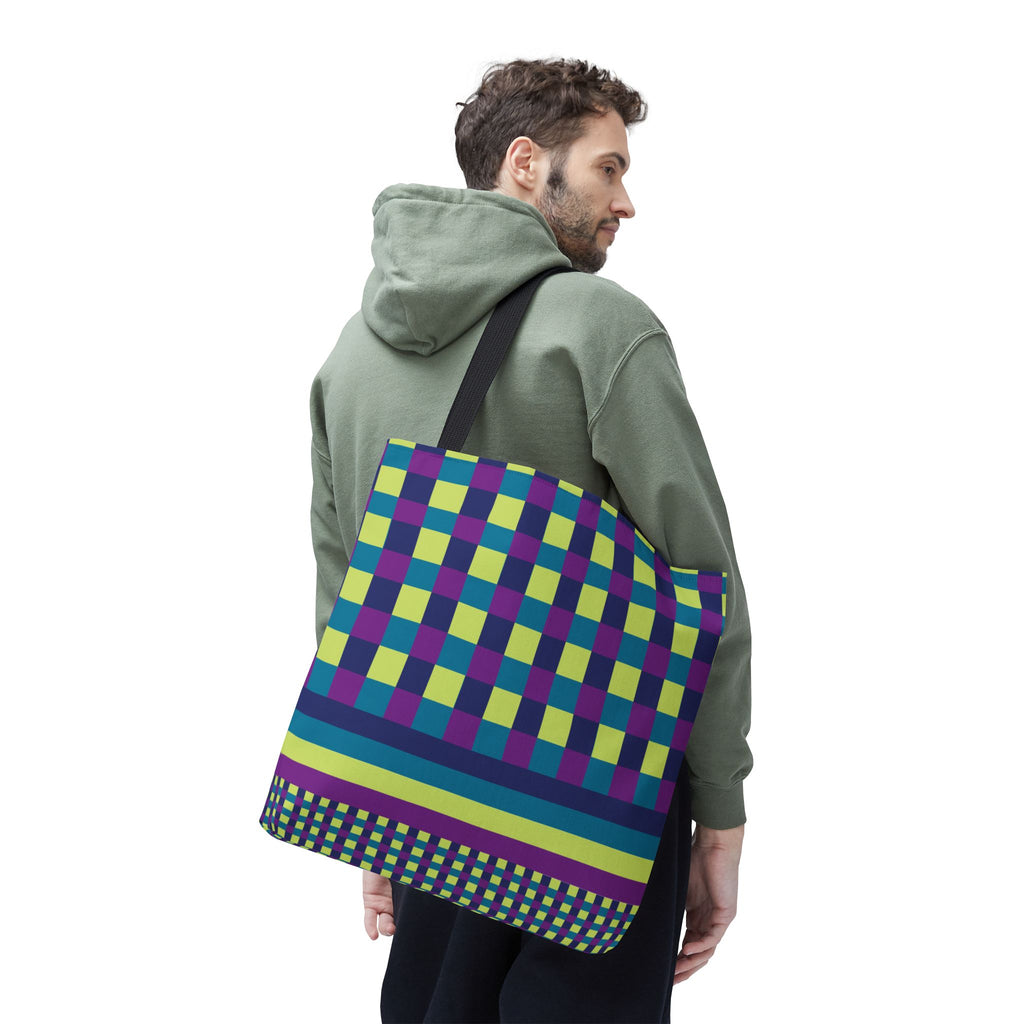 Colorblock Tote Bag