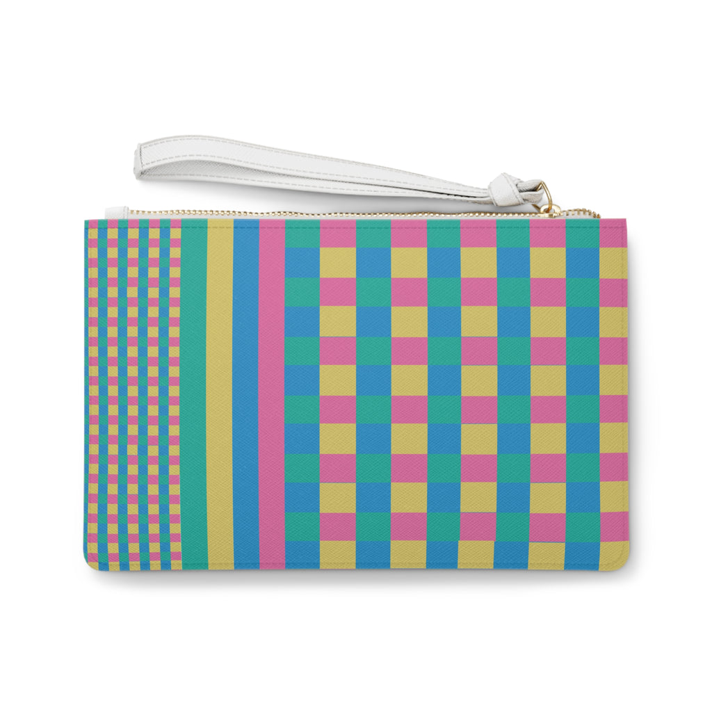 Colorblock Clutch Bag