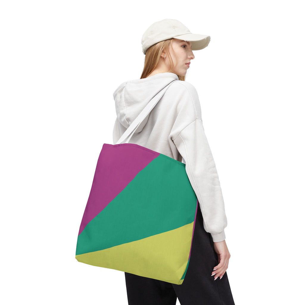 Colorblock Tote Bag