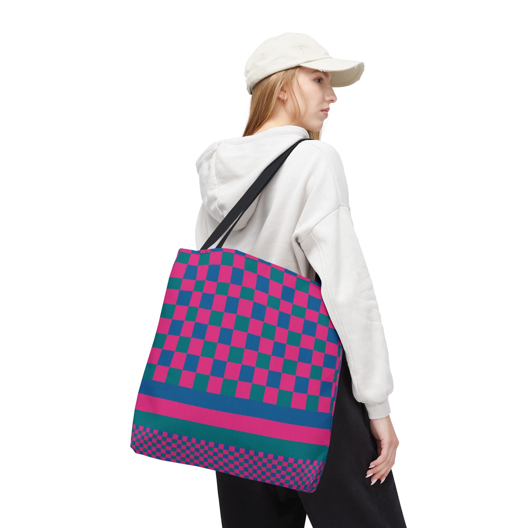 Colorblock Tote Bag
