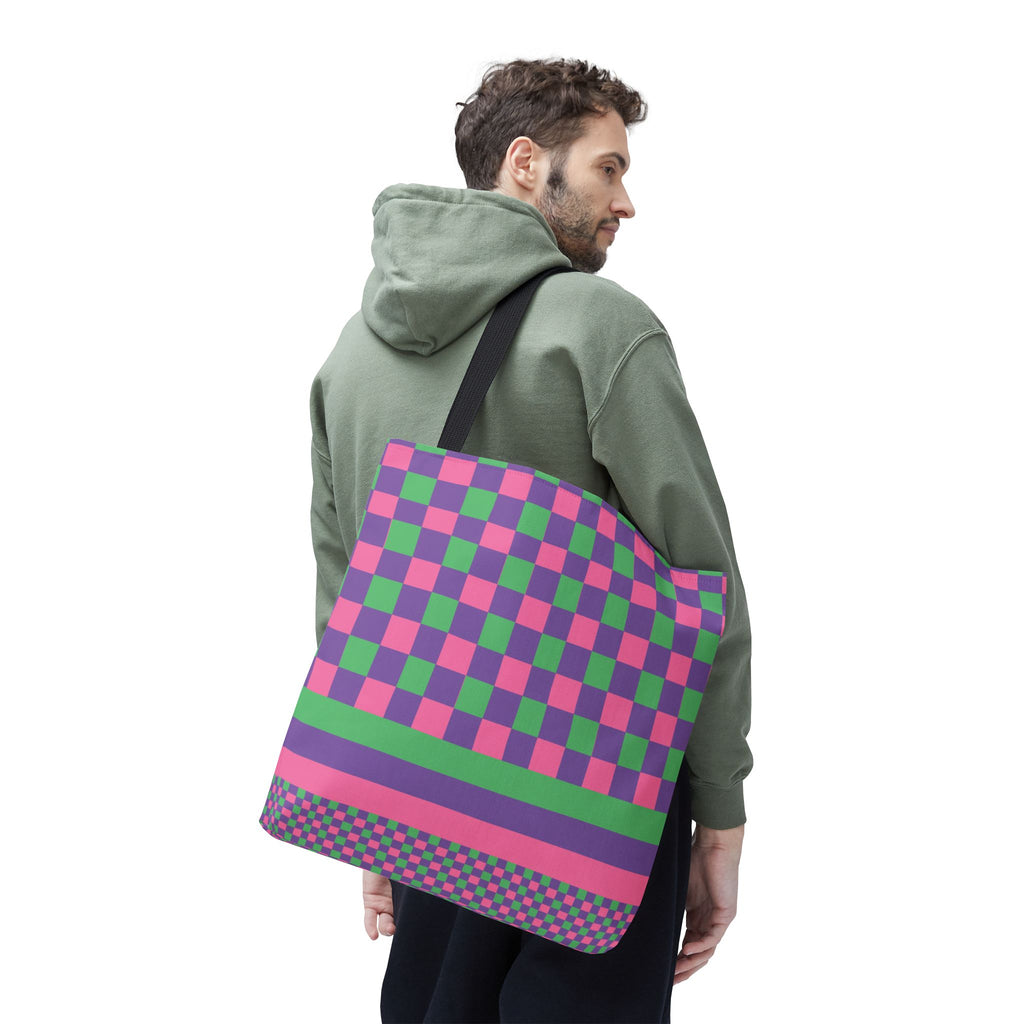 Colorblock Tote Bag