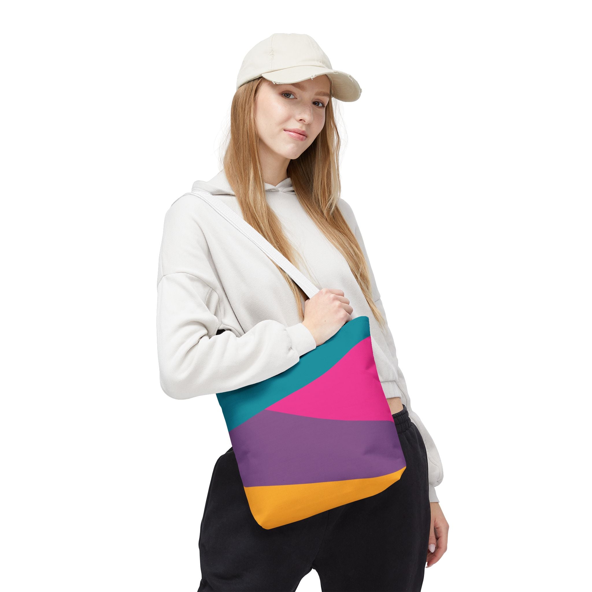 Colorblock Tote Bag
