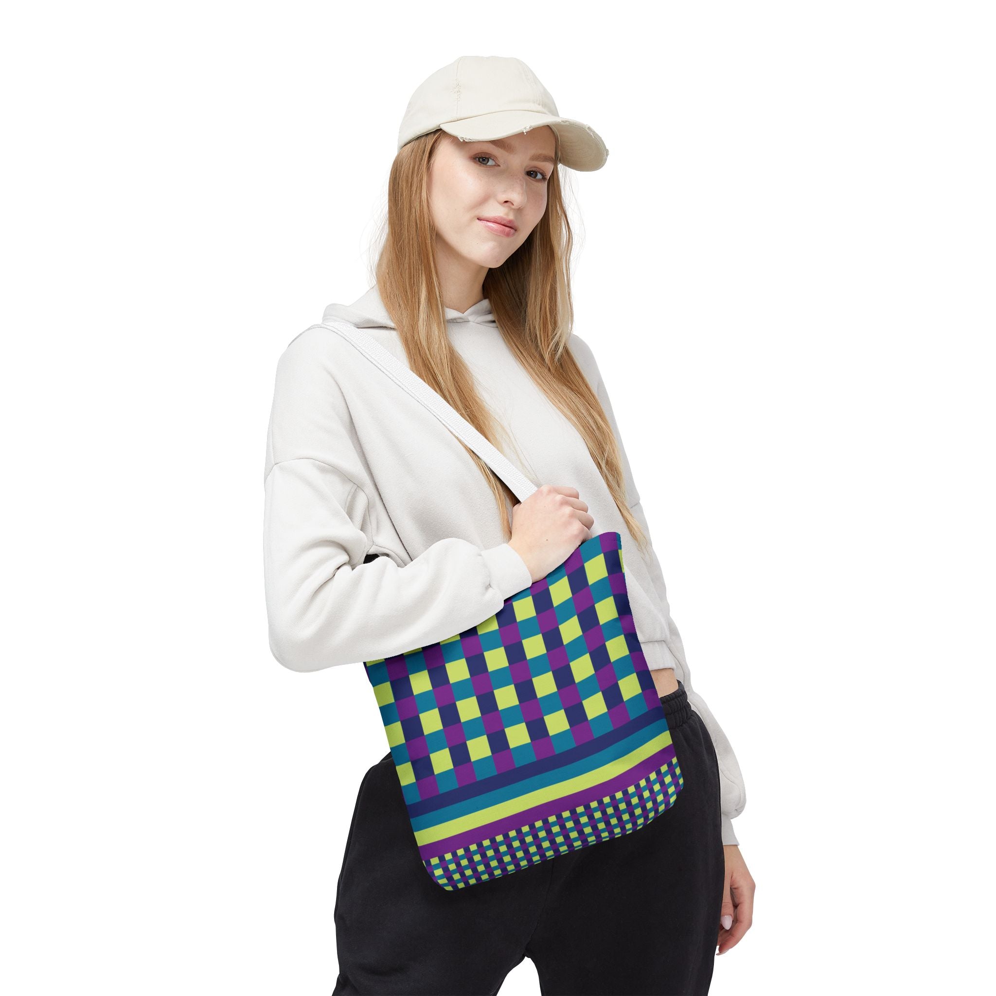 Colorblock Tote Bag