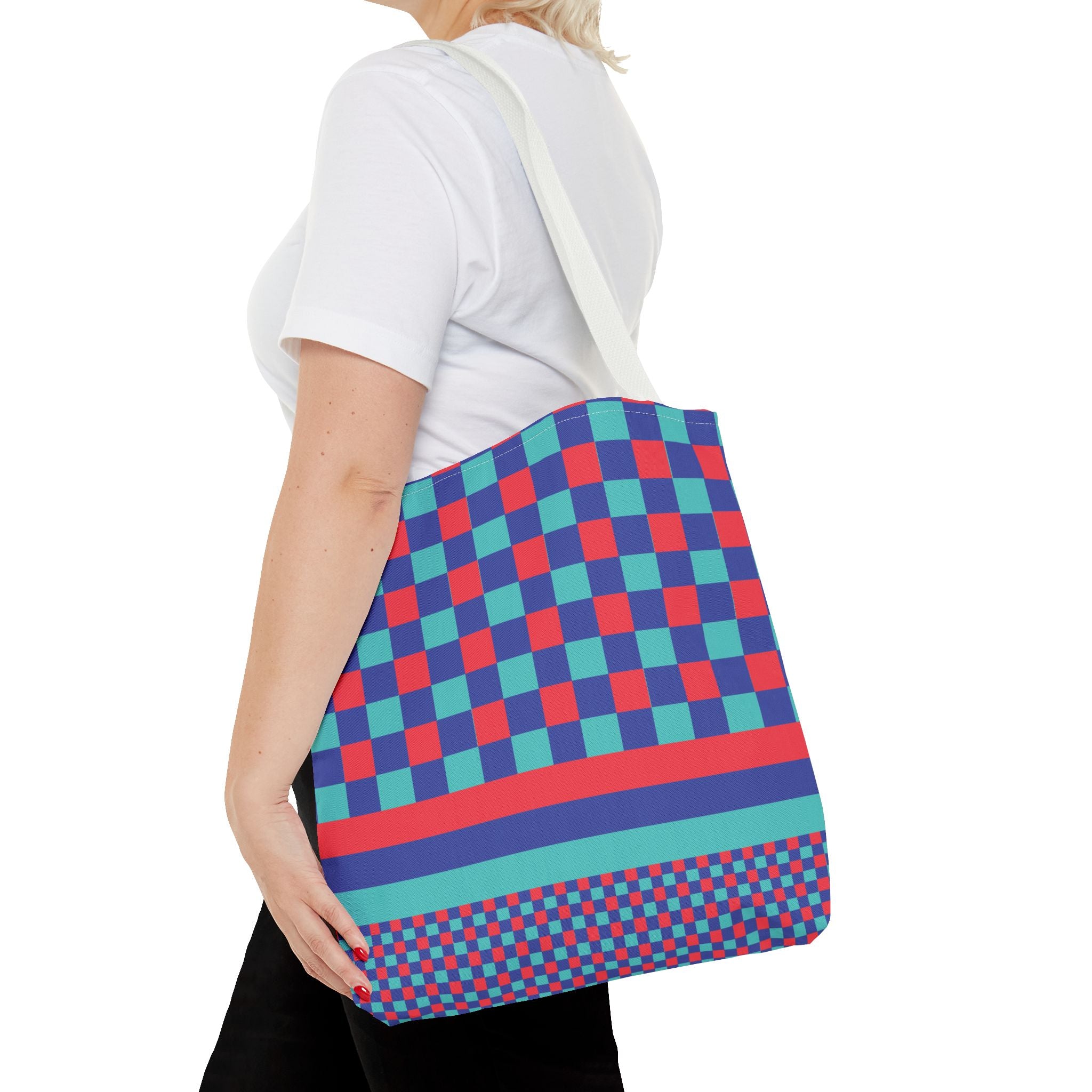Colorblock Tote Bag