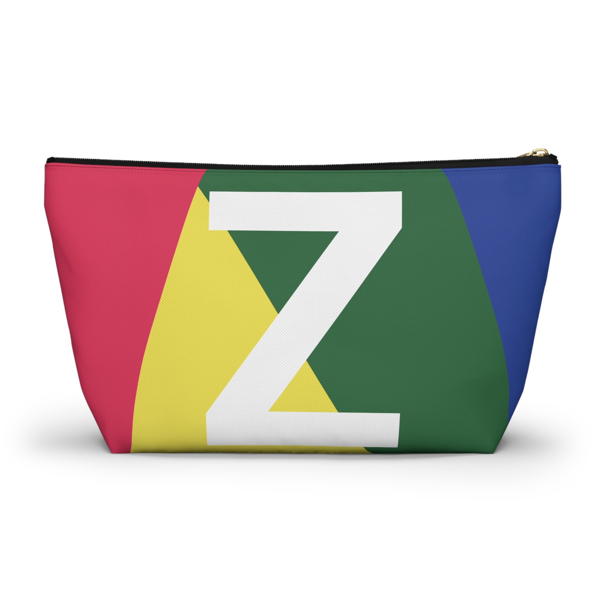 Colorblock Accessory Pouch — Monogram Z T-Bottom Cosmetic Bag