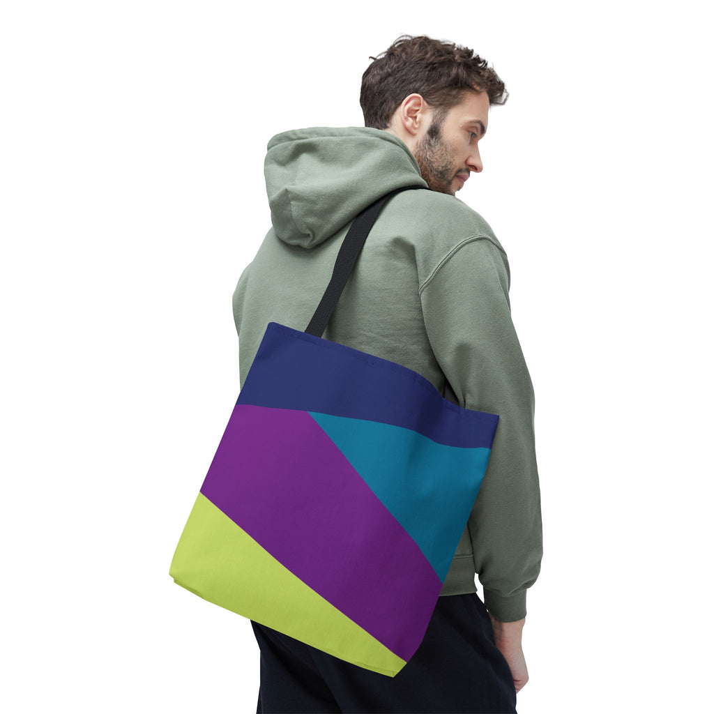 Colorblock Tote Bag