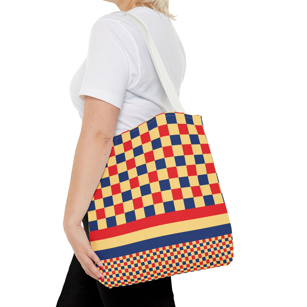 Colorblock Tote Bag