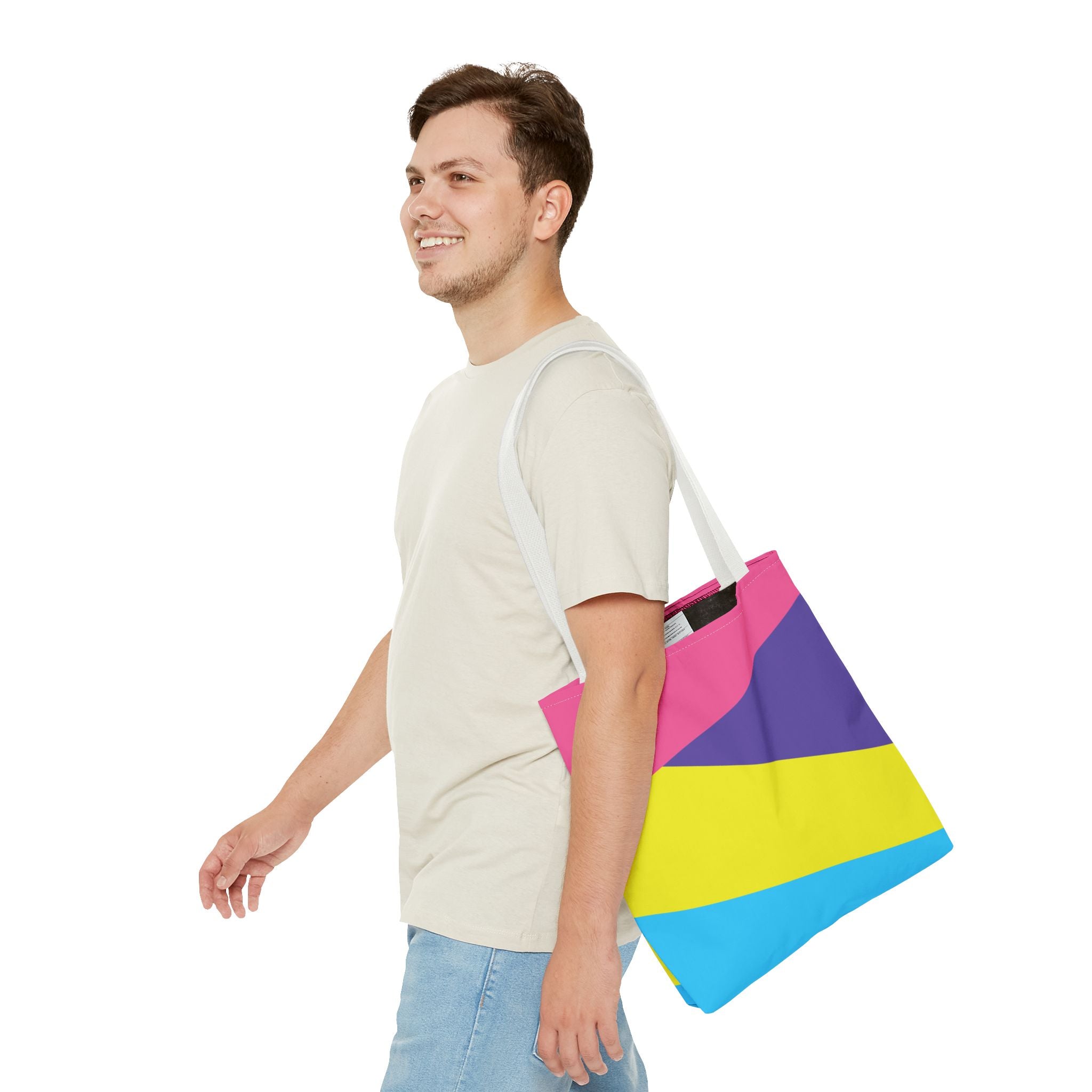 Colorblock Tote Bag